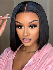 U-TIMES Ear to Ear 13x6 Glueless Bob Haircut Wigs Virgin Human Hair 8-16inch