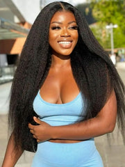 13x6 Transparent HD Lace Frontal Wig Human Hair Wigs For Black Women