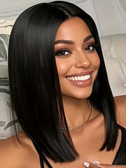 U-TIMES Ear to Ear 13x6 Glueless Bob Haircut Wigs Virgin Human Hair 8-16inch
