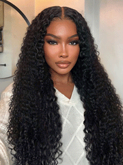 U-TIMES 13X4 Deep Wave HD Lace Front Wigs Brazilian Remy Hair