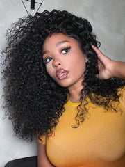 U-TIMES 13X6 Deep Wave Lace Front Wigs Human Hair for Women