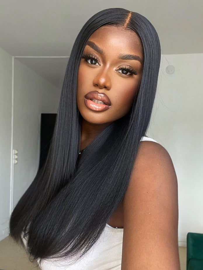 Ear to Ear 13X4 Straight Lace Front Wigs Virgin Human Hair | U-TIMES