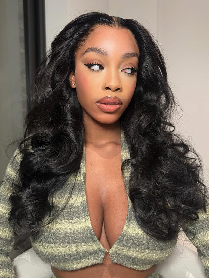 U-TIMES 13X6 Body Wave Lace Front Wigs Virgin Human Hair for Women