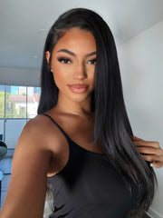 U-TIMES 13X6 straight HD Lace Front Wigs Brazilian Remy human Hair