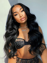 U-TIMES 13X4 Body Wave Lace Front Wigs Virgin Human Hair