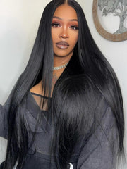 U-TIMES 13X6 straight HD Lace Front Wigs Brazilian Remy human Hair