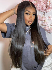 Ear to Ear 13X4 Straight Lace Front Wigs Virgin Human Hair | U-TIMES