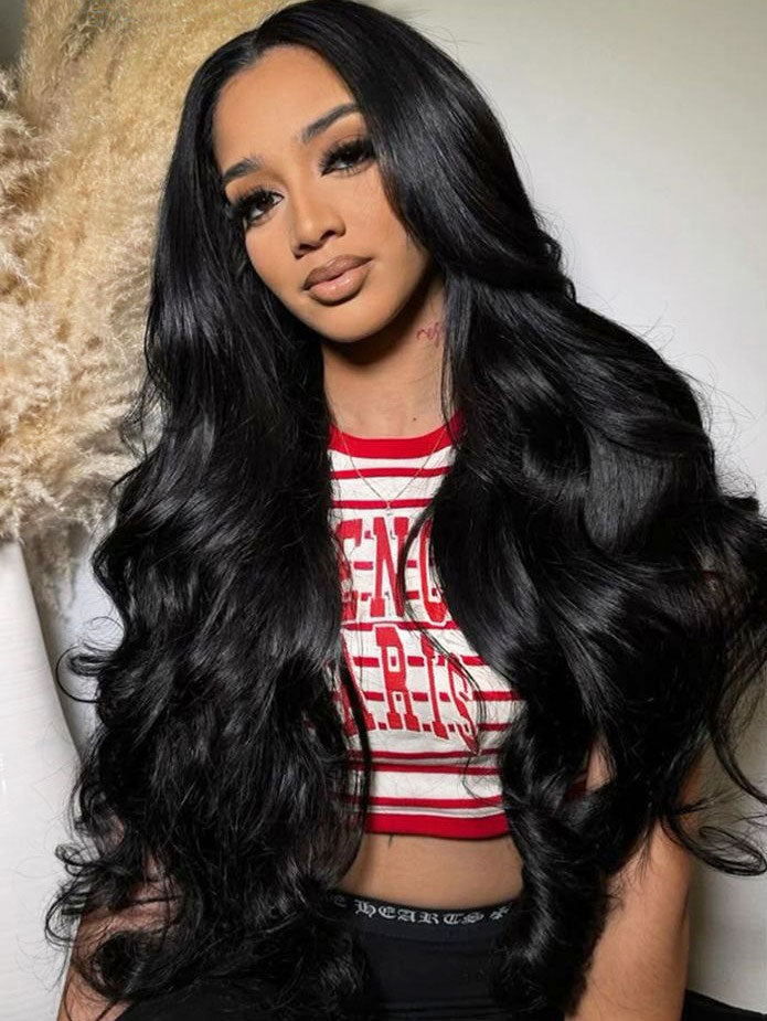 4x4 HD Lace Closure Wigs Human Hair Body Wave Lace Front Wigs