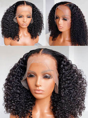 Kinky Curly HD Lace Front Human Hair wig