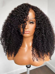 Kinky Curly Wig for Women 150% Density Pre Plucked With Baby Hair