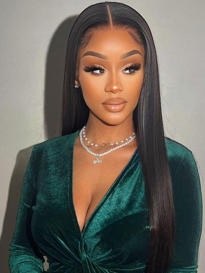 Straight Human Hair 13x6 HD Frontal Wigs for Women
