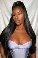 U-TIMES 13X6 straight HD Lace Front Wigs 100% Brazilian Remy human Hair