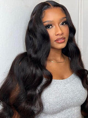 U-TIMES 13X4 Pre-Cut Body Wave Lace Front Wigs 100% Virgin Human Hair