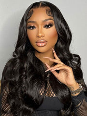 U-TIMES 13X4 Pre-Cut Body Wave Lace Front Wigs 100% Virgin Human Hair