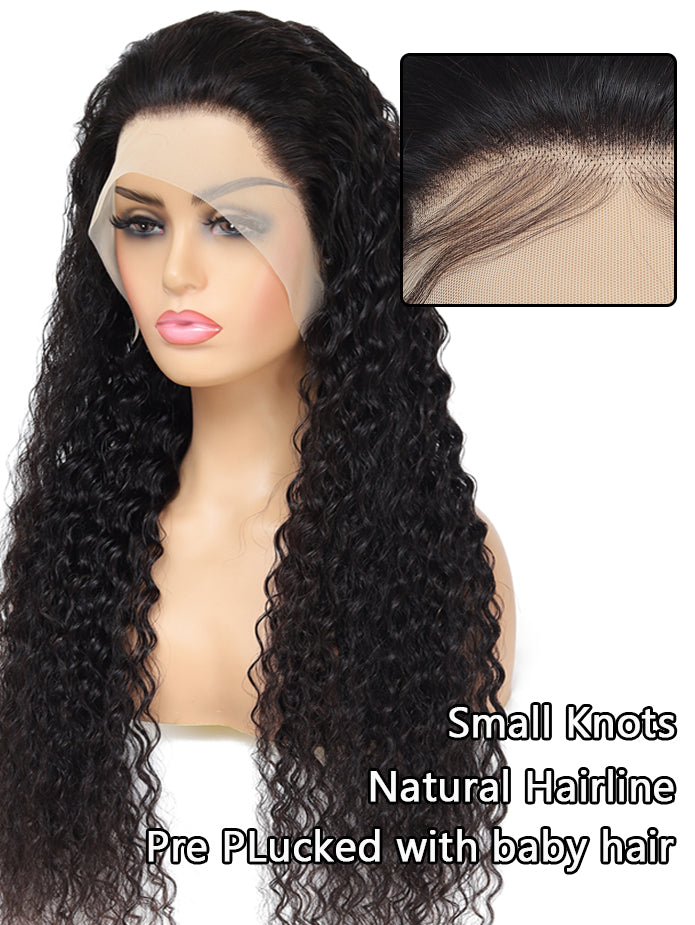 deep wave lace front wig