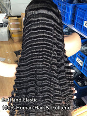 human hair wigs deep wave