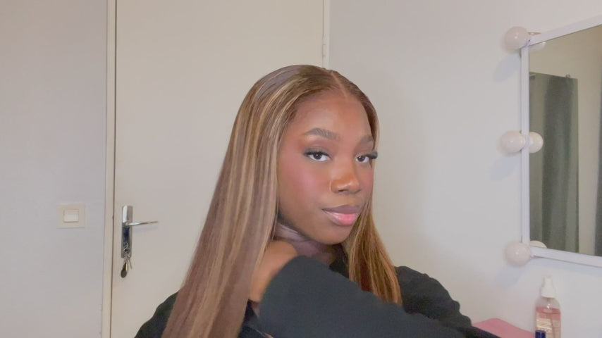 U-TIMES 13X4 Deep Wave HD Lace Front Wigs Brazilian Remy Hair