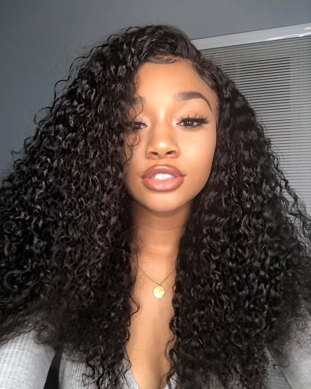 U-TIMES 13X4 Deep Wave HD Lace Front Wigs Brazilian Remy Hair